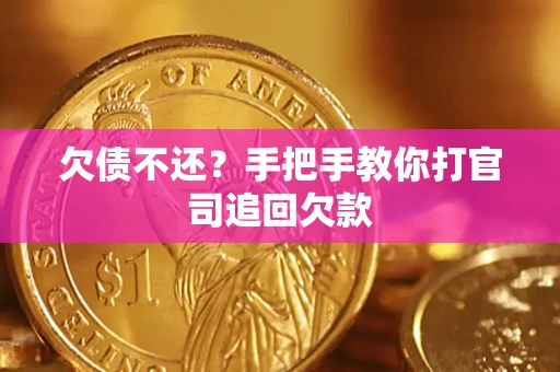 武汉欠债不还？手把手教你打官司追回欠款