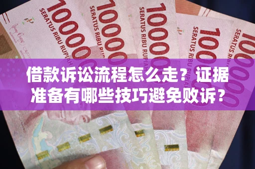 武汉借款诉讼流程怎么走？证据准备有哪些技巧避免败诉？
