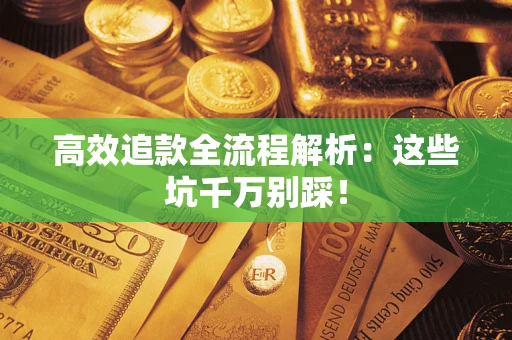 武汉高效追款全流程解析：这些坑千万别踩！