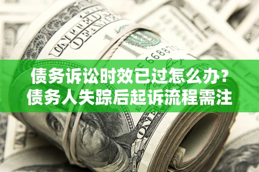 武汉债务诉讼时效已过怎么办？债务人失踪后起诉流程需注意什么？