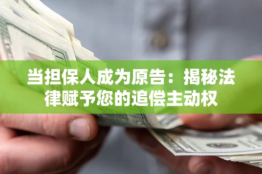 武汉当担保人成为原告：揭秘法律赋予您的追偿主动权