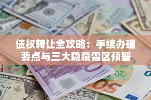 武汉债权转让全攻略：手续办理要点与三大隐藏雷区预警