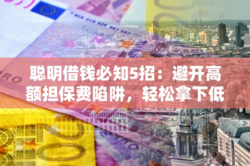 武汉聪明借钱必知5招：避开高额担保费陷阱，轻松拿下低息贷款