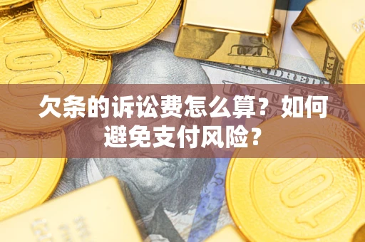 武汉欠条的诉讼费怎么算？如何避免支付风险？