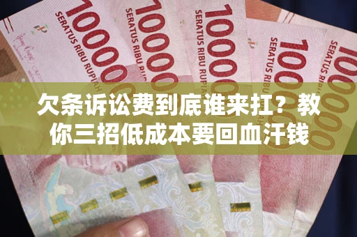 武汉欠条诉讼费到底谁来扛？教你三招低成本要回血汗钱